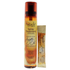 Agadir front packaging of 5.1 fl oz spray showing product benefit