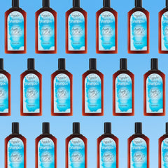 Agadir shampoo lather on hair demonstrating gentle non-stripping cleanse