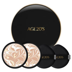 AGE20'S compact front view showing sleek case and shade 17N Ivory for convenience