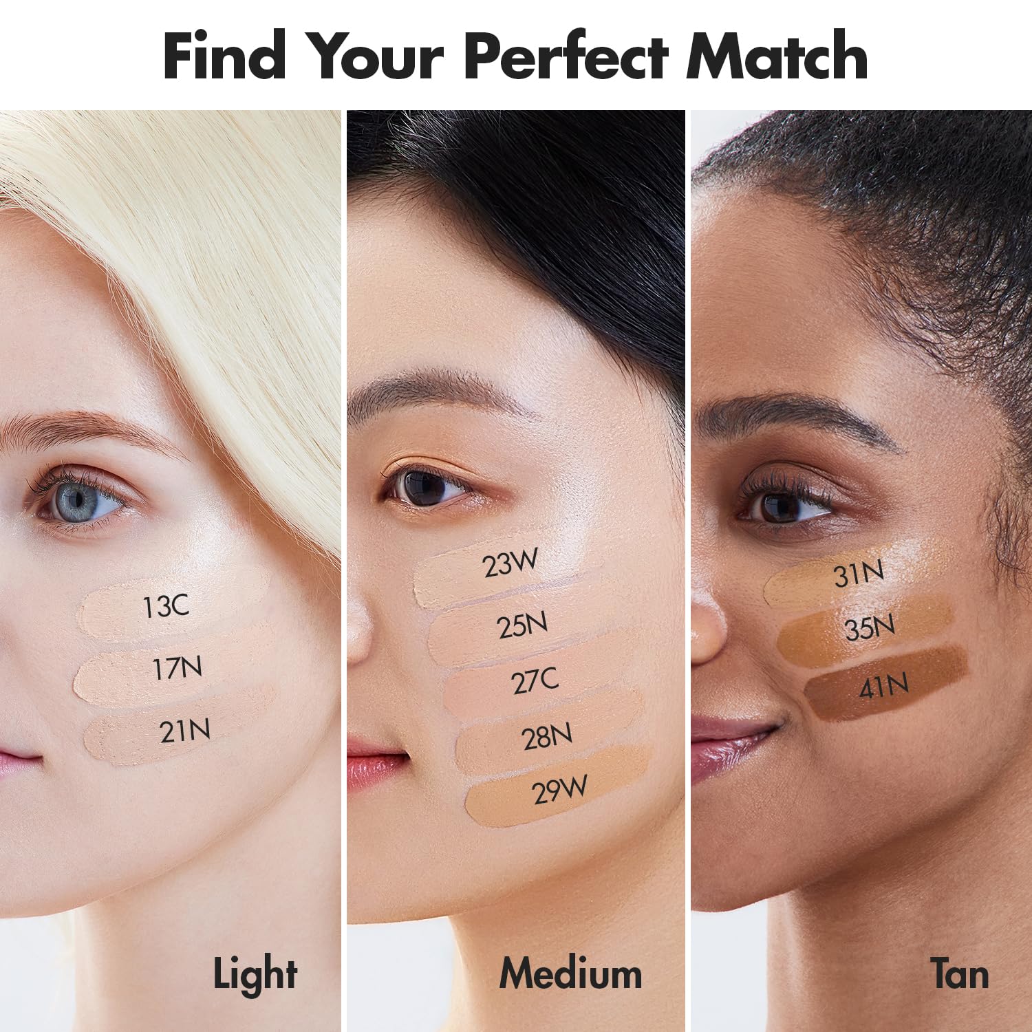 AGE20'S open compact with contouring puff demonstrating easy, precise application
