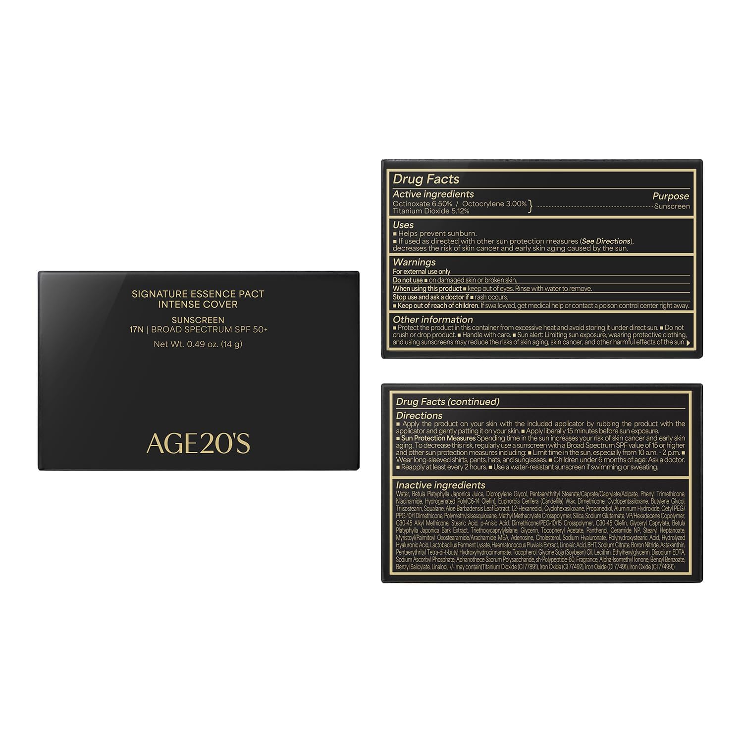 AGE20'S pack of two boxed set showing value and ready-to-go backup supply