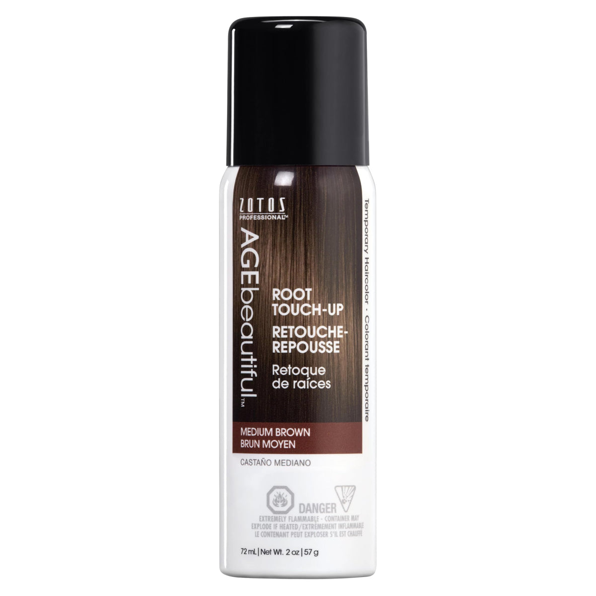 AGE beautiful front packaging showing medium brown shade and benefits