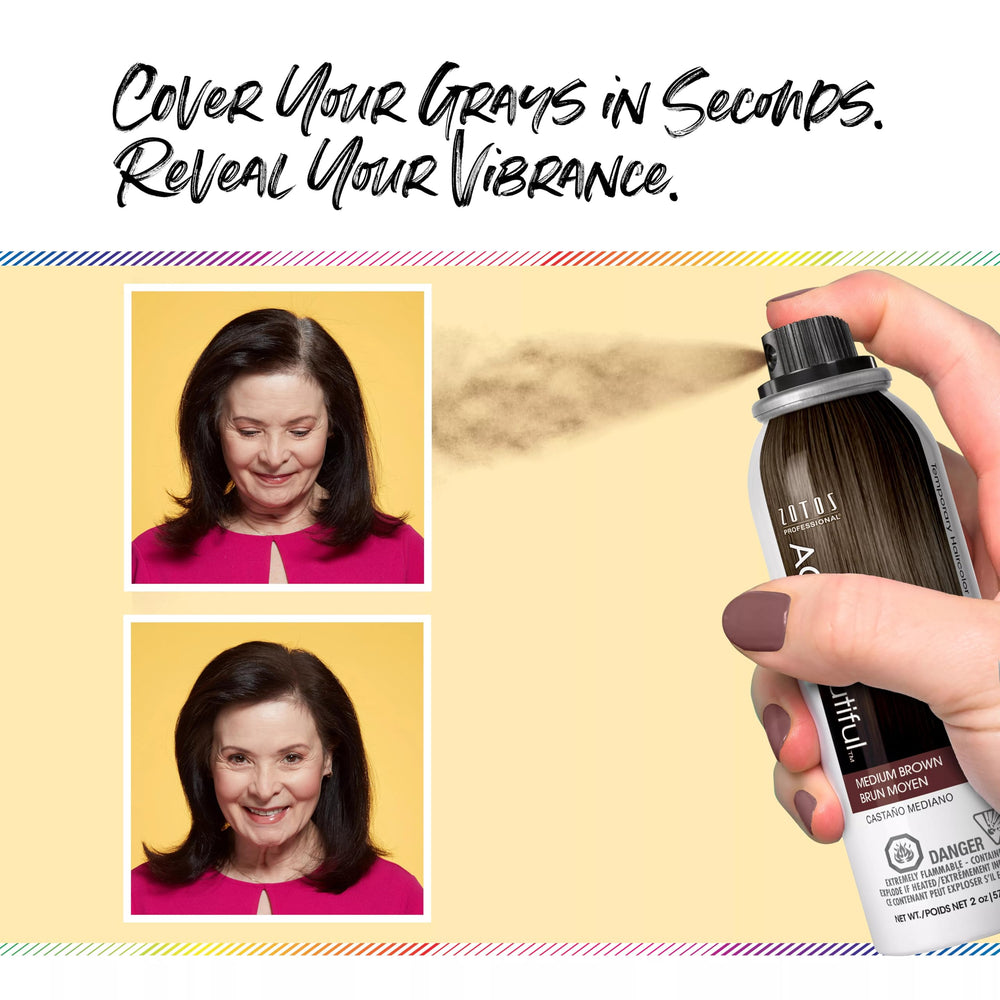 AGE beautiful fine pigment spray texture illustrating even coverage