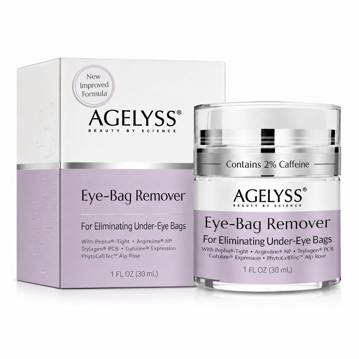 Agelyss front packaging showing product and benefits