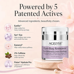Agelyss tube held in hand showing 1 fl oz size and portability
