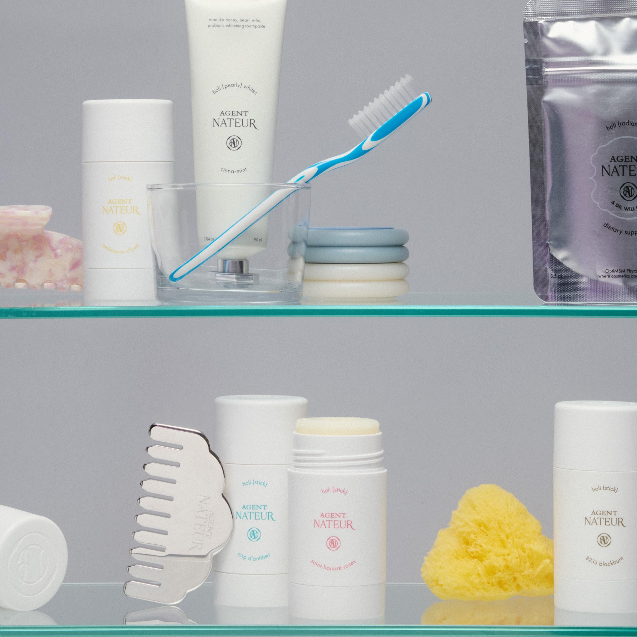 Agent Nateur holi stick open cap revealing smooth applicator for easy use