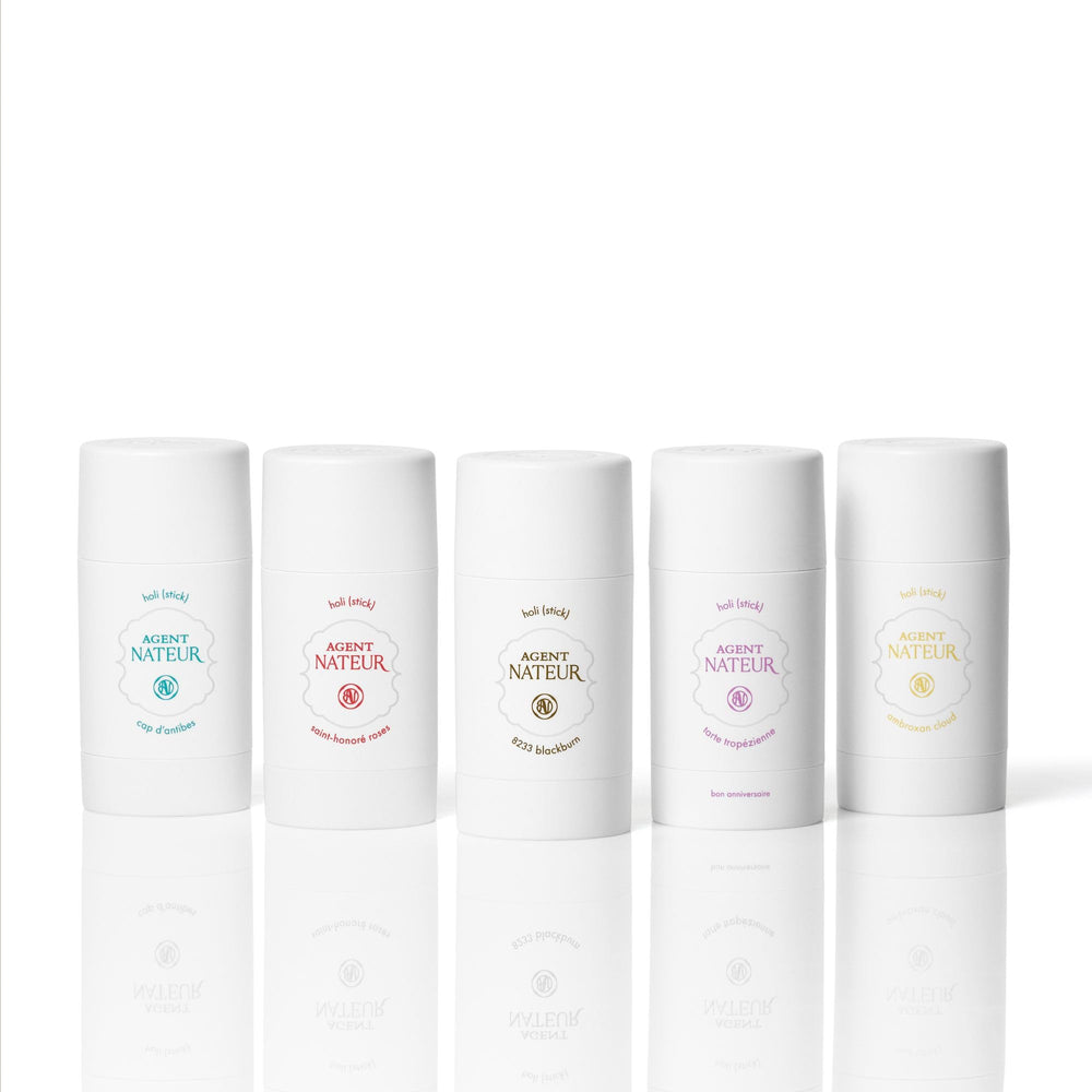 Agent Nateur holi stick creamy texture close-up highlighting moisturizing effect