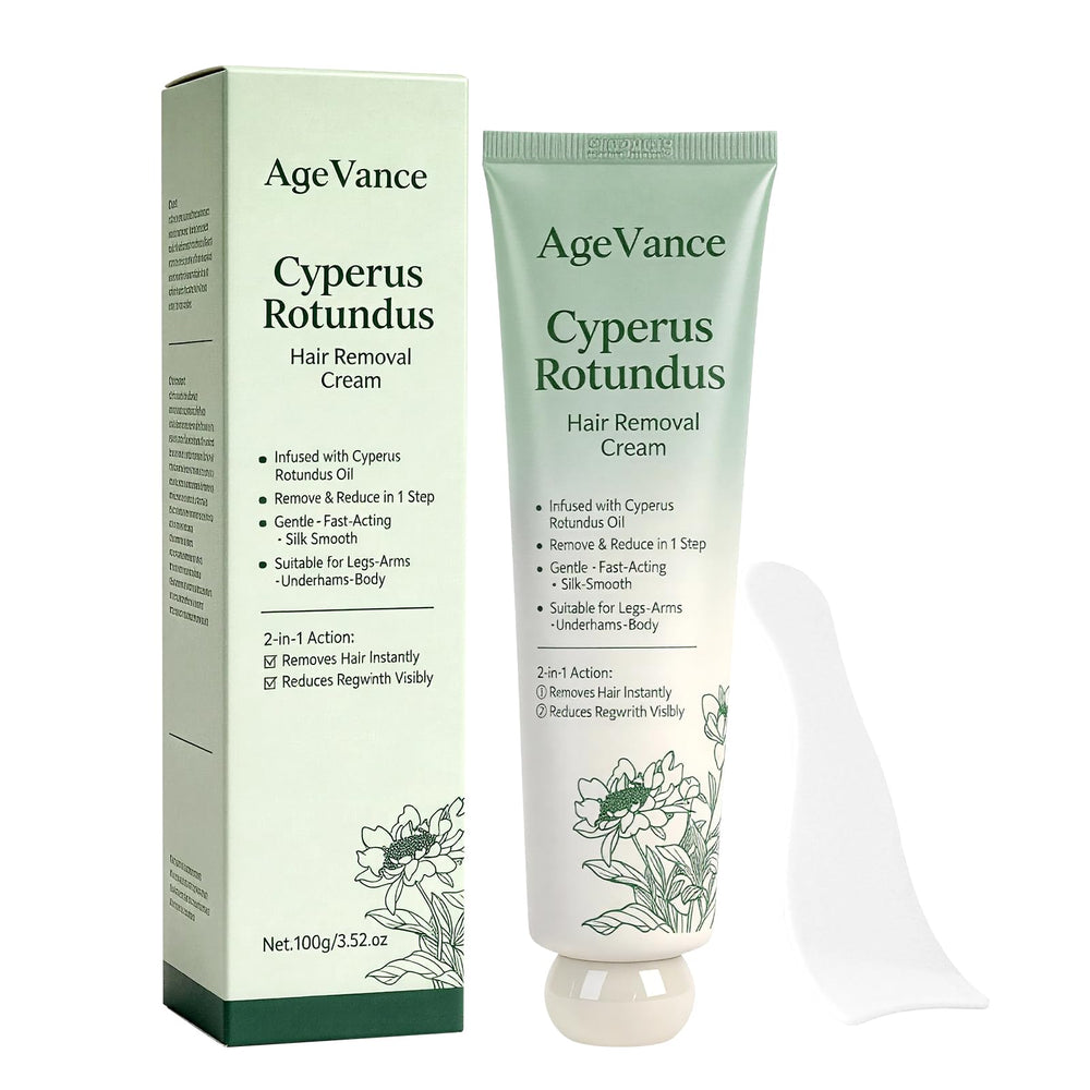 AgeVance front packaging showing product benefits and size