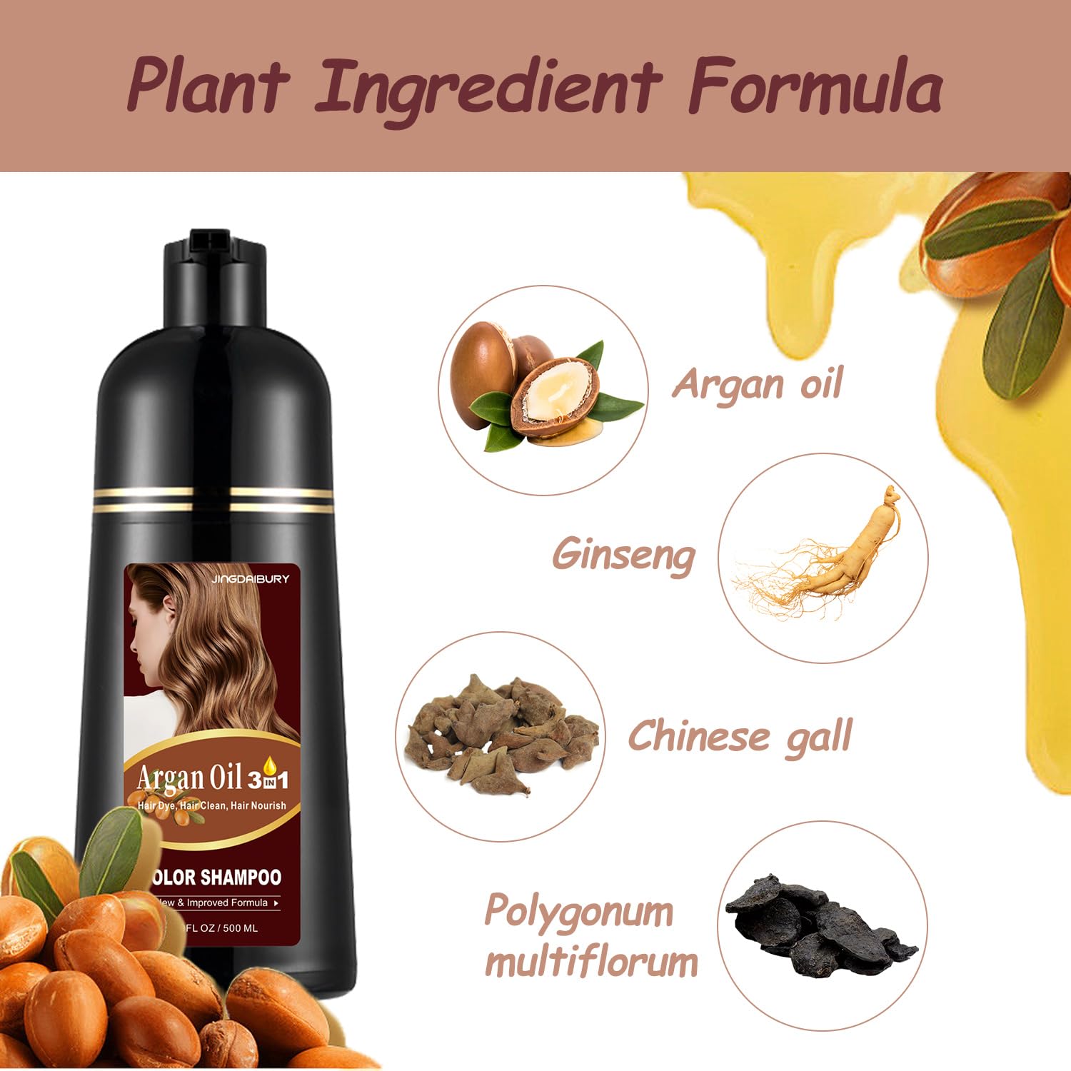 Agthyuve applied to hair mid-process demonstrating easy at-home coloring