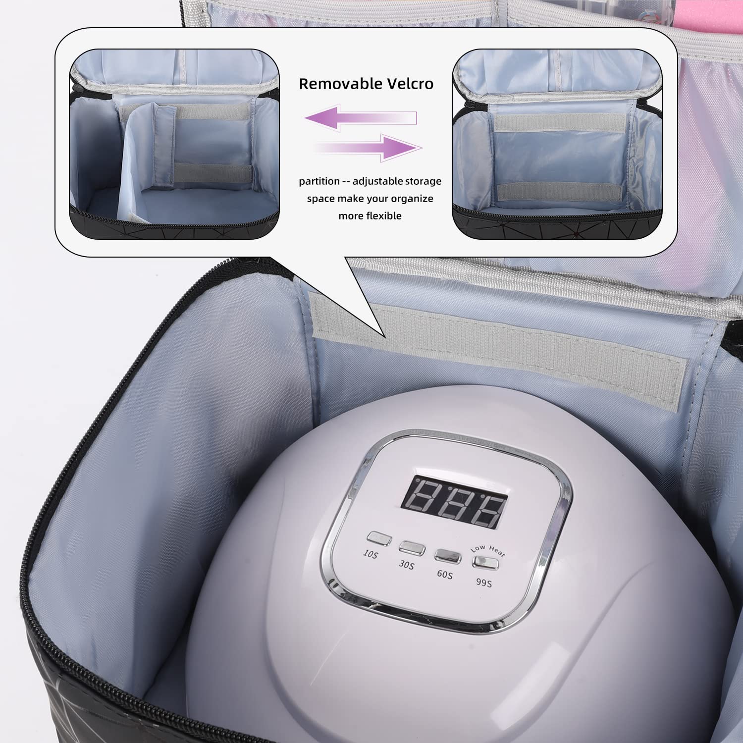 AGX Bravo close-up of smooth two-way zipper for easy secure access