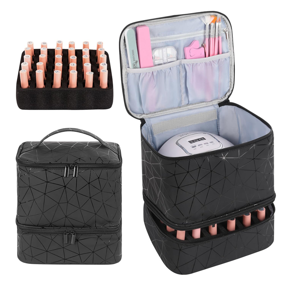 AGX Bravo front view of black bag showing durable exterior and compact shape