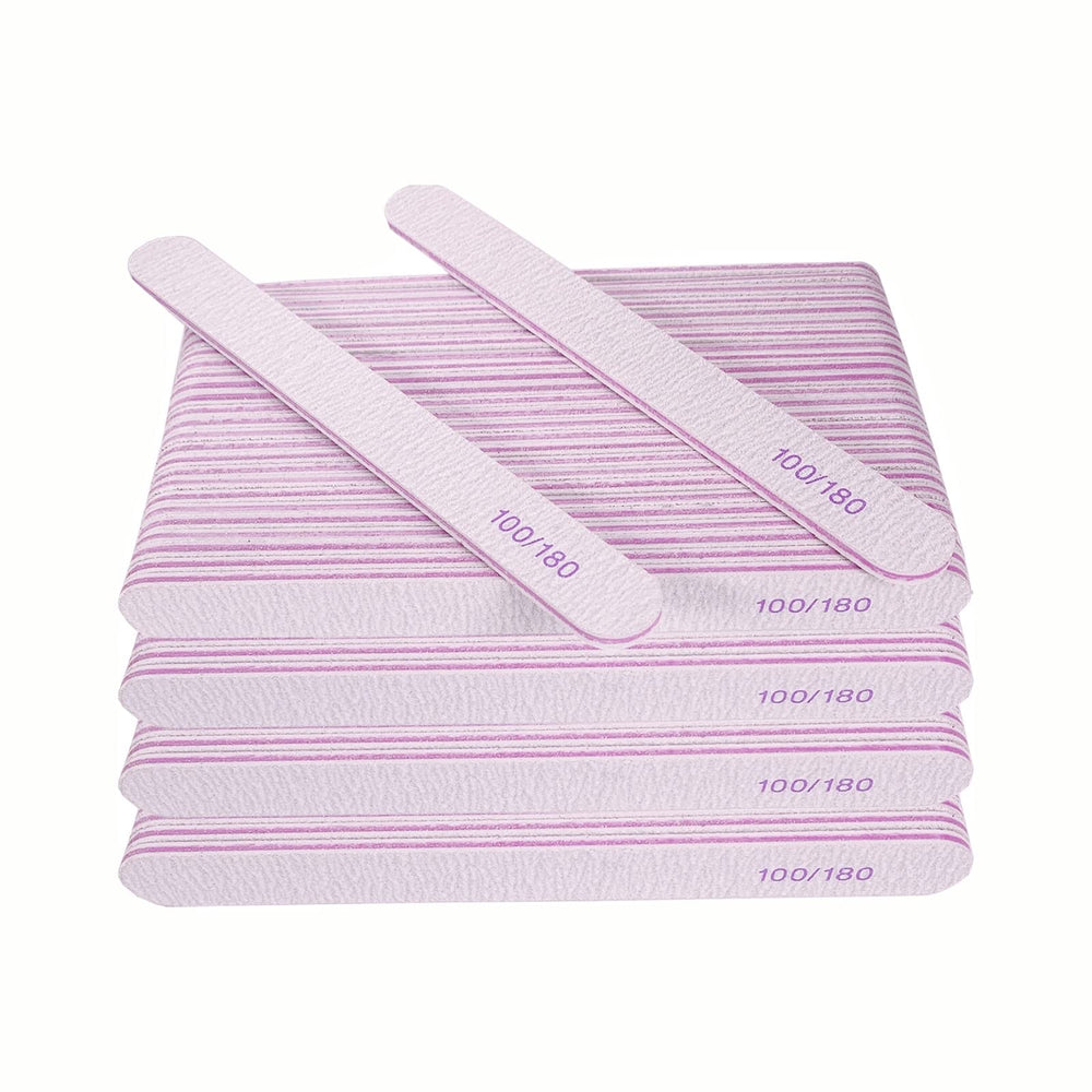 AhaTopia front packaging showing 100 emery boards and clear value