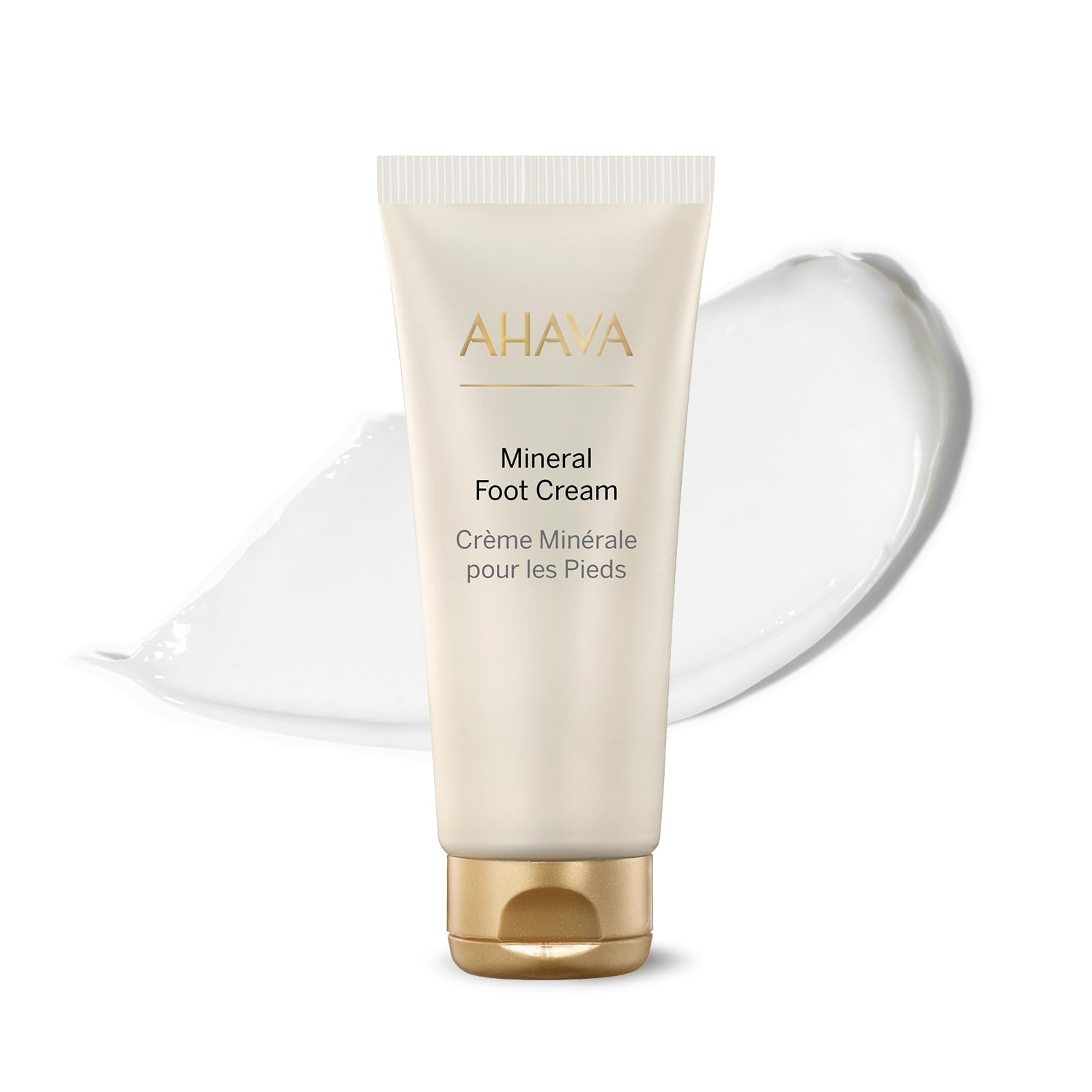 AHAVA front packaging showing jar and product benefits