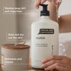 AHAVA pomegranate and cherry blossom visual suggesting relaxing fragrance