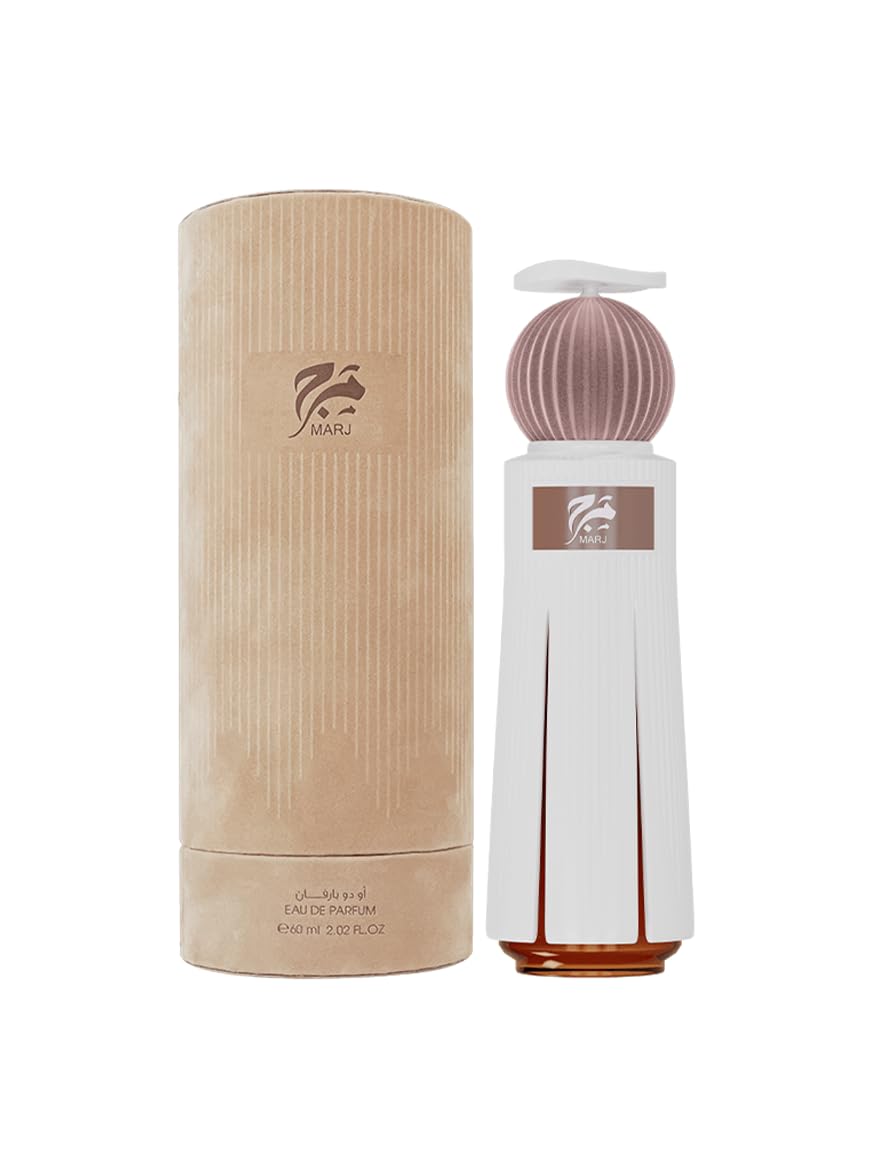 Ahmed Al Maghribi Marj front bottle showing elegant design and premium presence