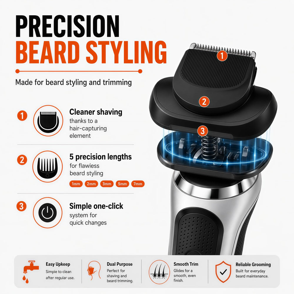 AIJALY trimmer in hand size comparison for portable grooming convenience
