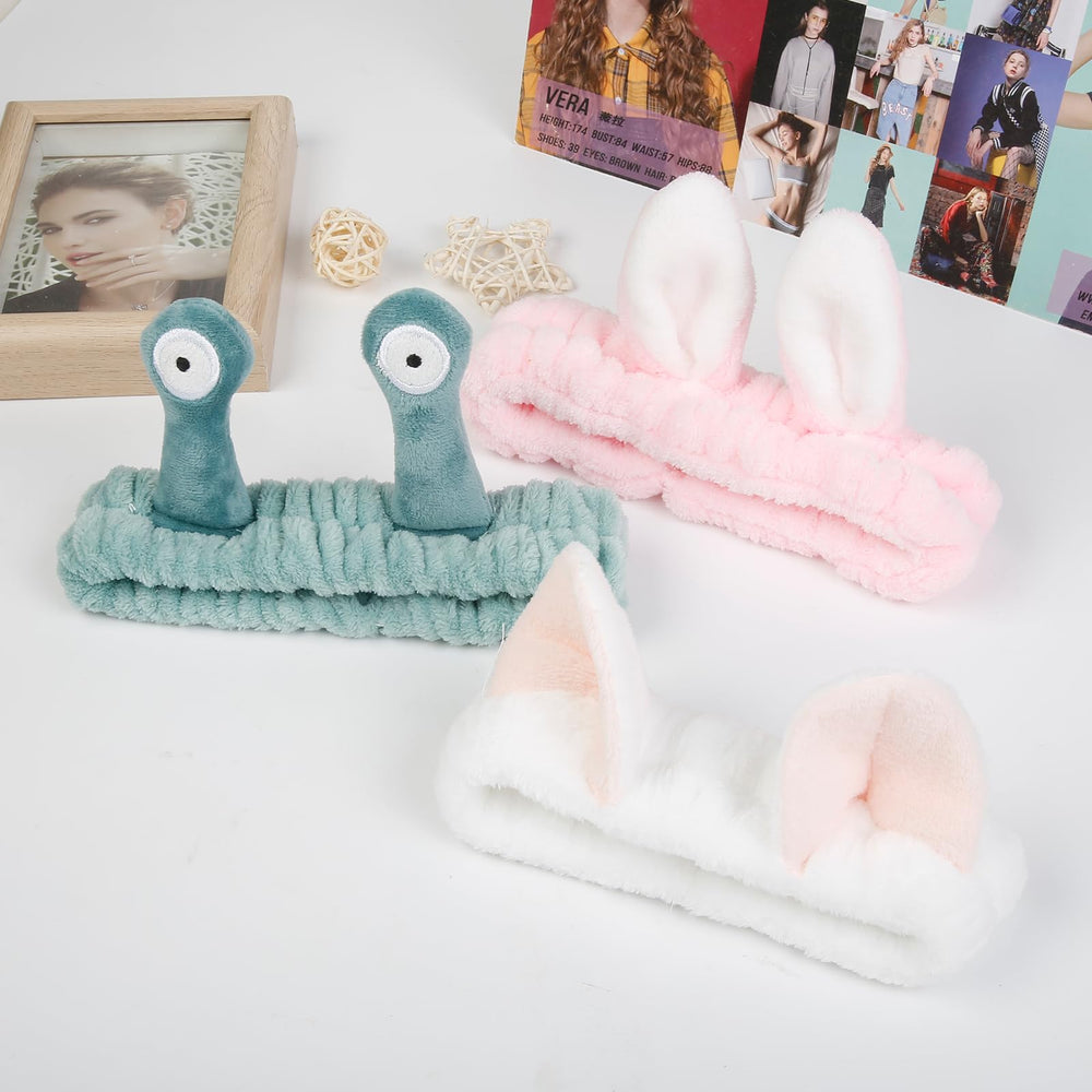 AIBFRID styled for selfie with headband adding charm during makeup or photos