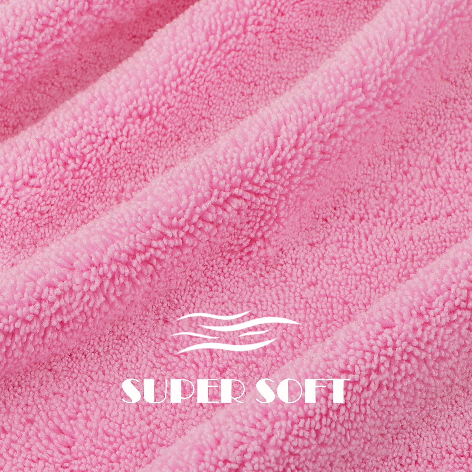 AIDEA microfiber texture close-up highlighting quick water absorption