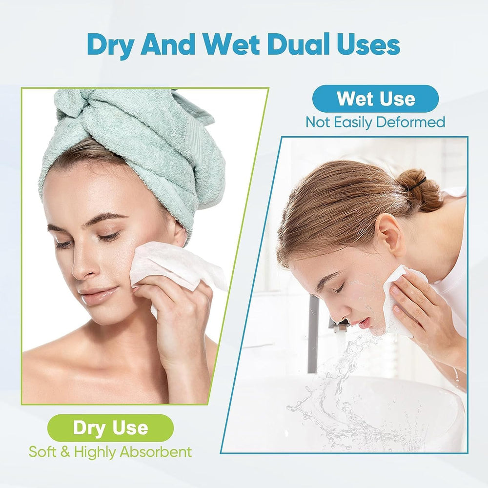 AIDEA towel in hand demonstrating gentle touch for sensitive skin benefit