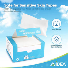 AIDEA close-up texture of towel fibers emphasizing gentle softness
