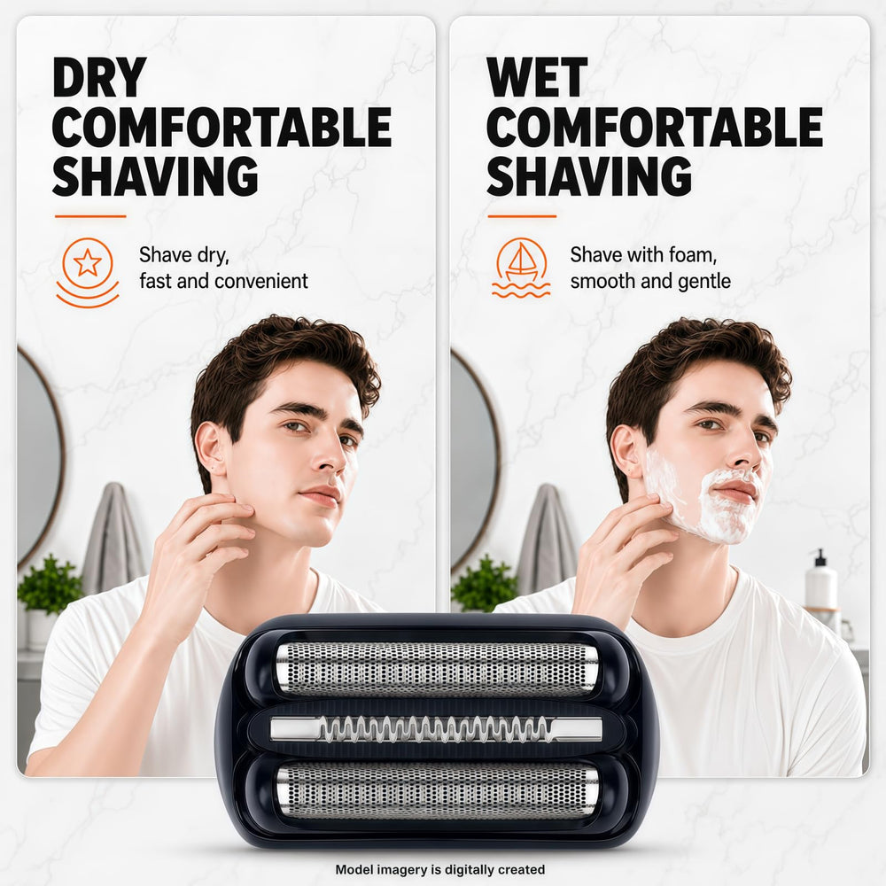 AIJALY head installed on Braun handle restoring close shave performance