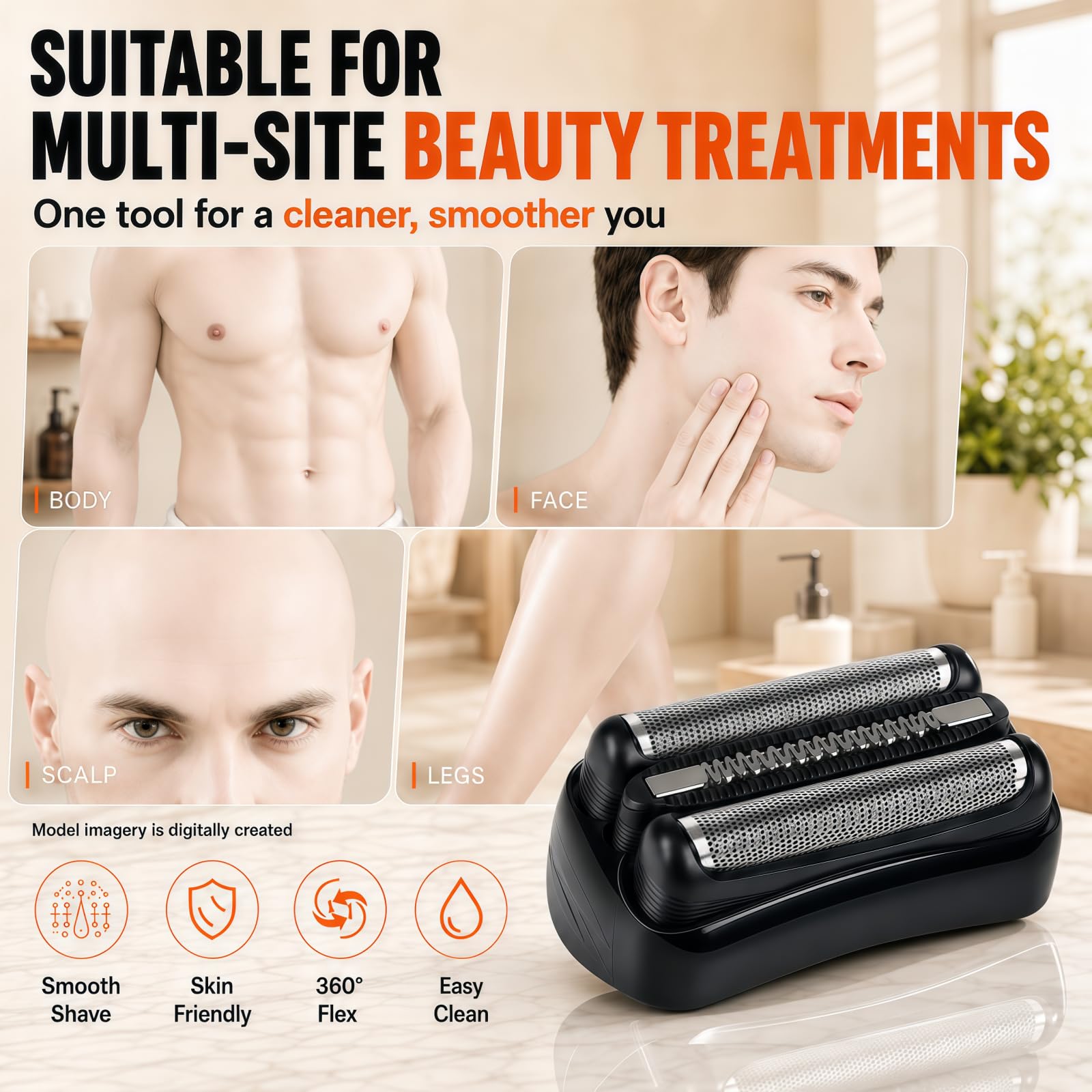 AIJALY in bathroom setting highlighting convenience and everyday grooming
