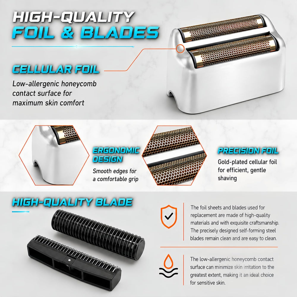 AIJALY foil and cutters in packaging demonstrating ready-to-install convenience