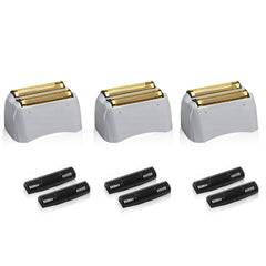 AIJALY front packaging of replacement foil and cutter showing compatibility benefit