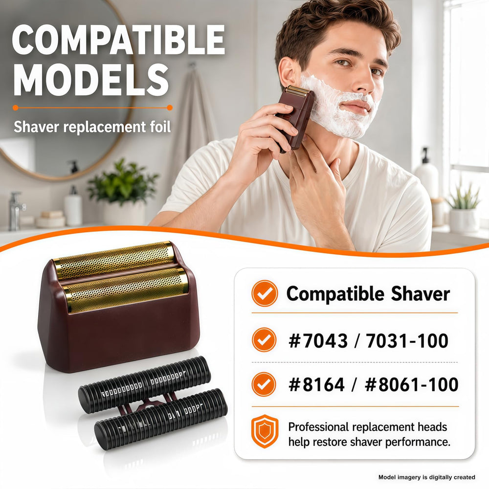 AIJALY assembly installed on a Wahl shaver showing restored cutting performance