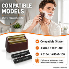 AIJALY assembly installed on a Wahl shaver showing restored cutting performance