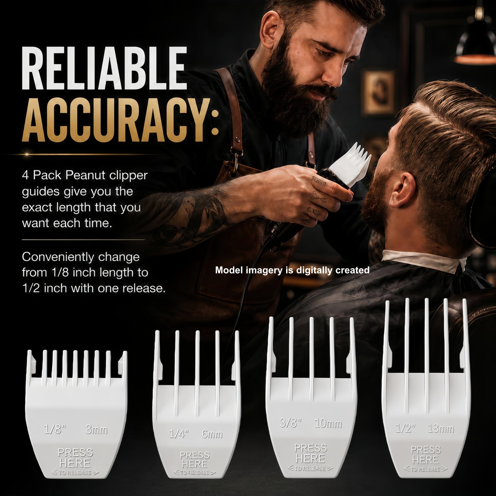 AIJALY replacement blades in a barber setting for quick professional swaps