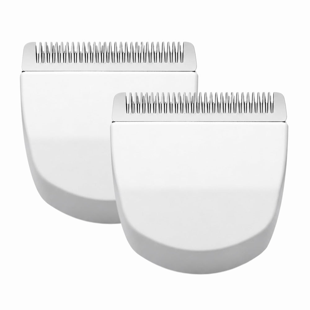 AIJALY front view of replacement peanut blades showing precise cutting edge and improved performance