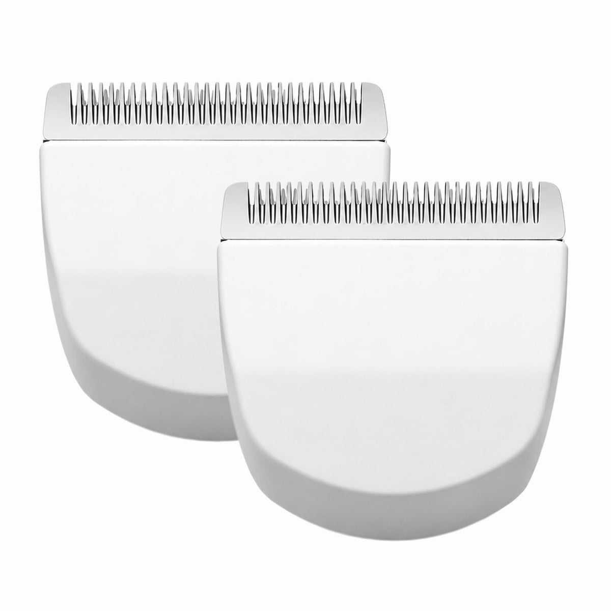 AIJALY front view of replacement peanut blades showing precise cutting edge and improved performance