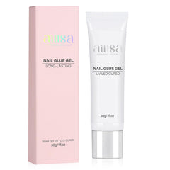 AILLSA bottle front view showing 30g gel glue and clear finish benefit