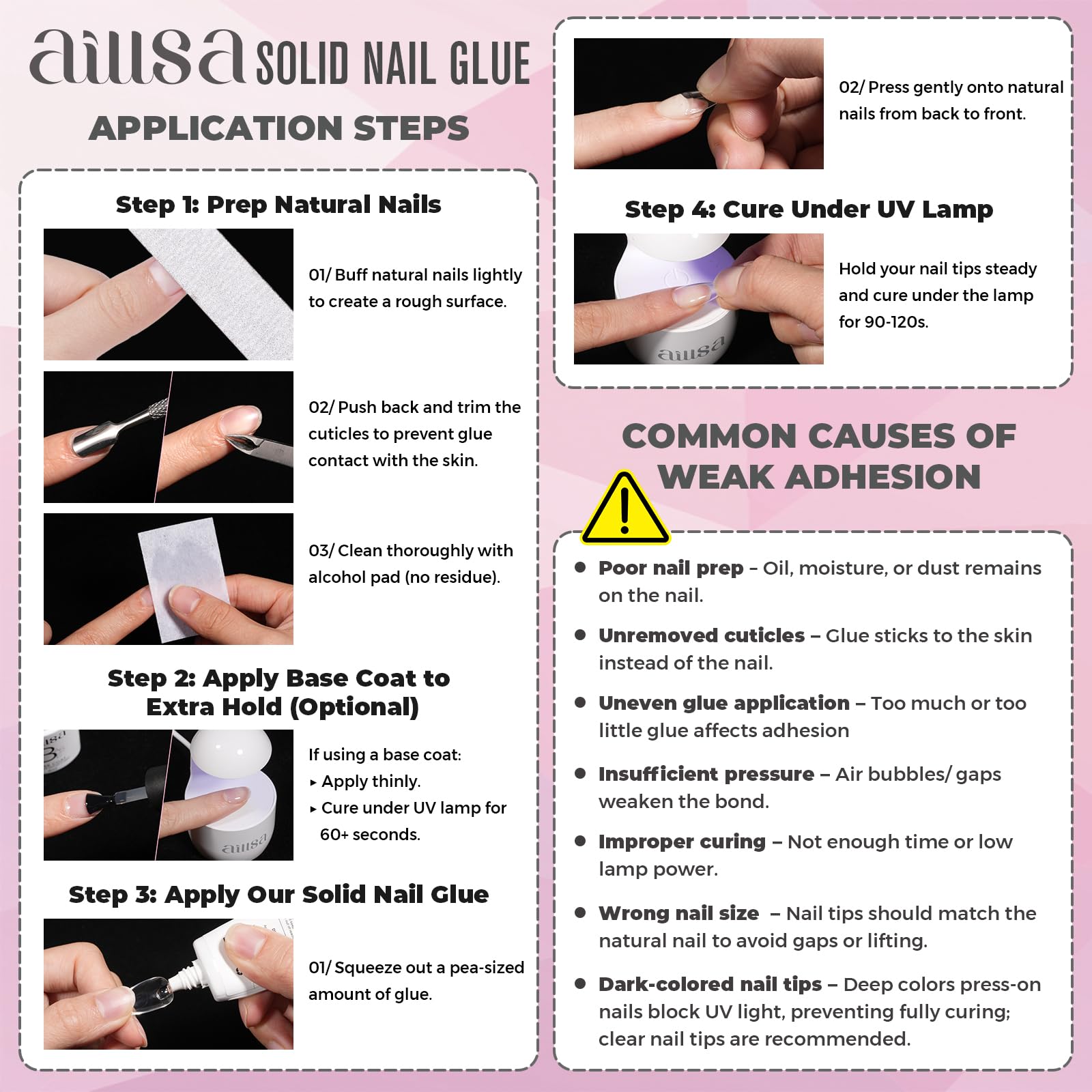 AILLSA home manicure setup showing professional results in a simple environment