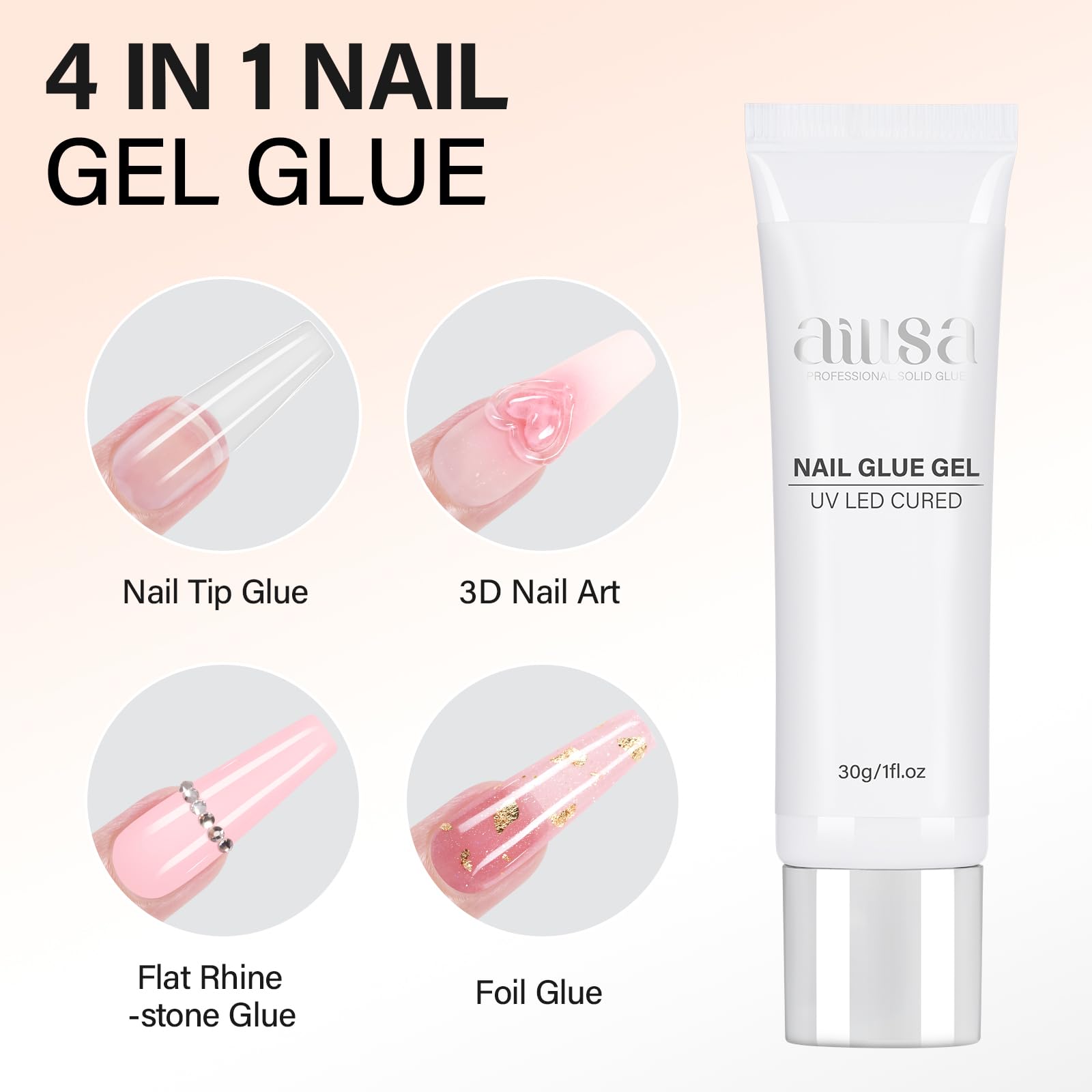 AILLSA gel texture on swatch showing smooth, bubble-free consistency benefit