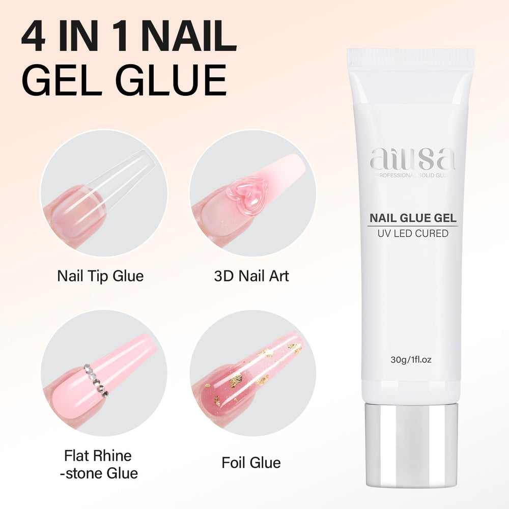 AILLSA gel texture on swatch showing smooth, bubble-free consistency benefit