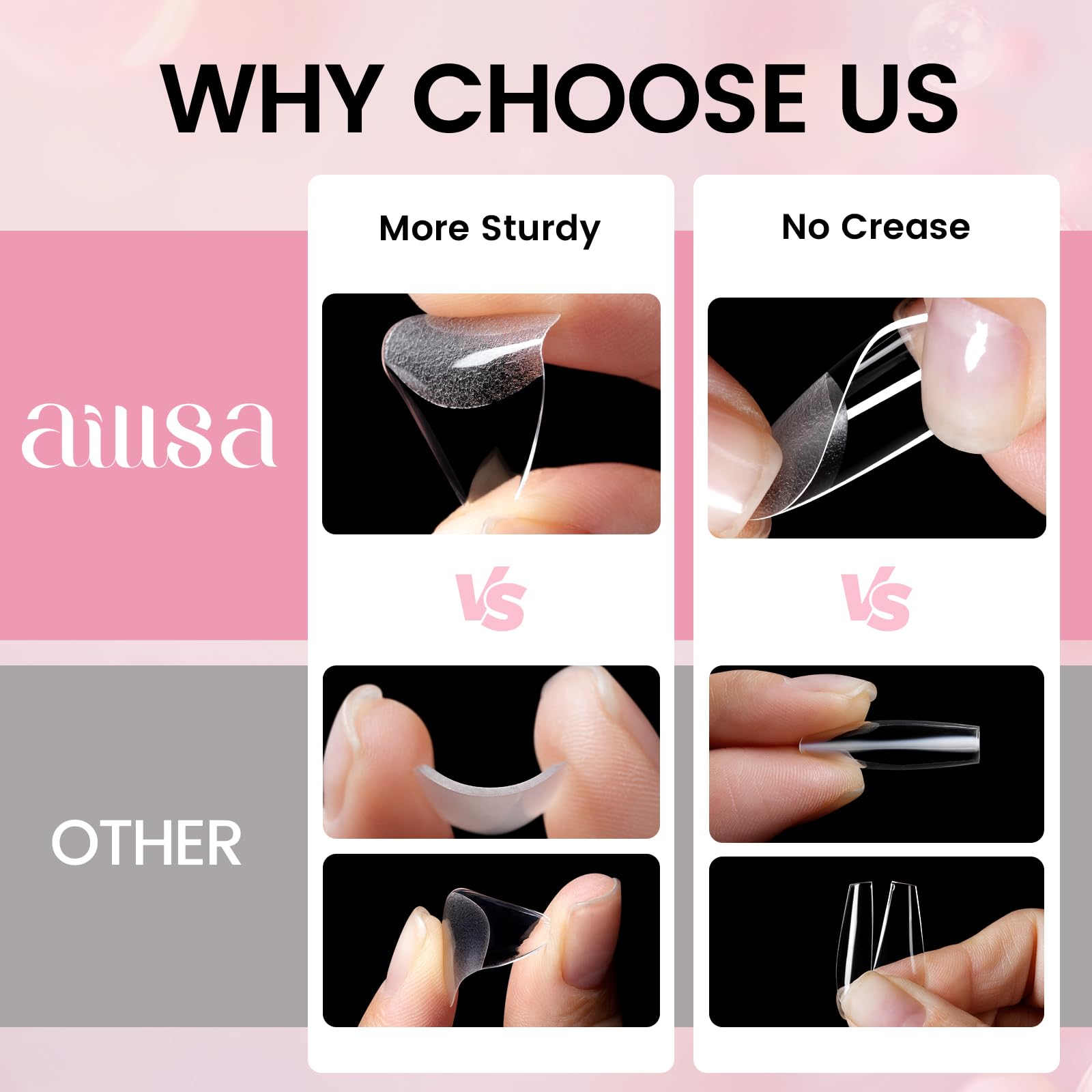 AILLSA almond tips applied on nails showcasing elegant finished look