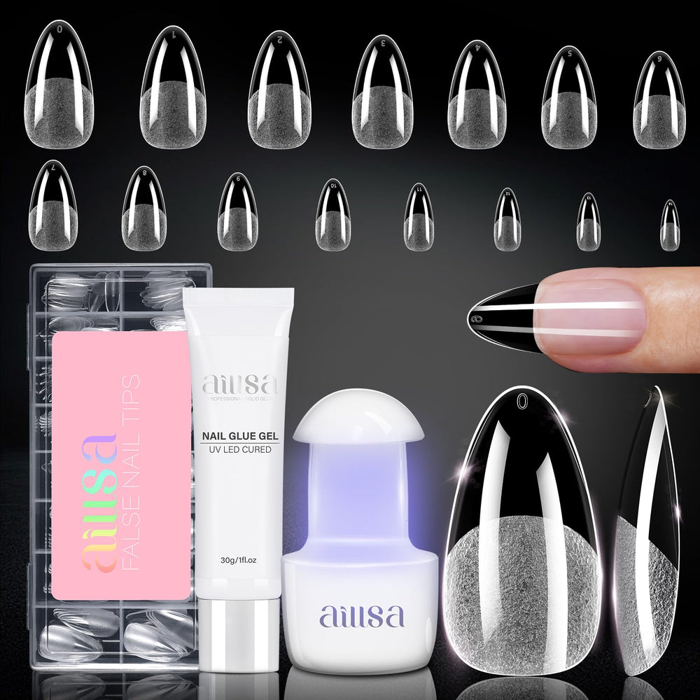 AILLSA front kit view showing contents for easy home manicures