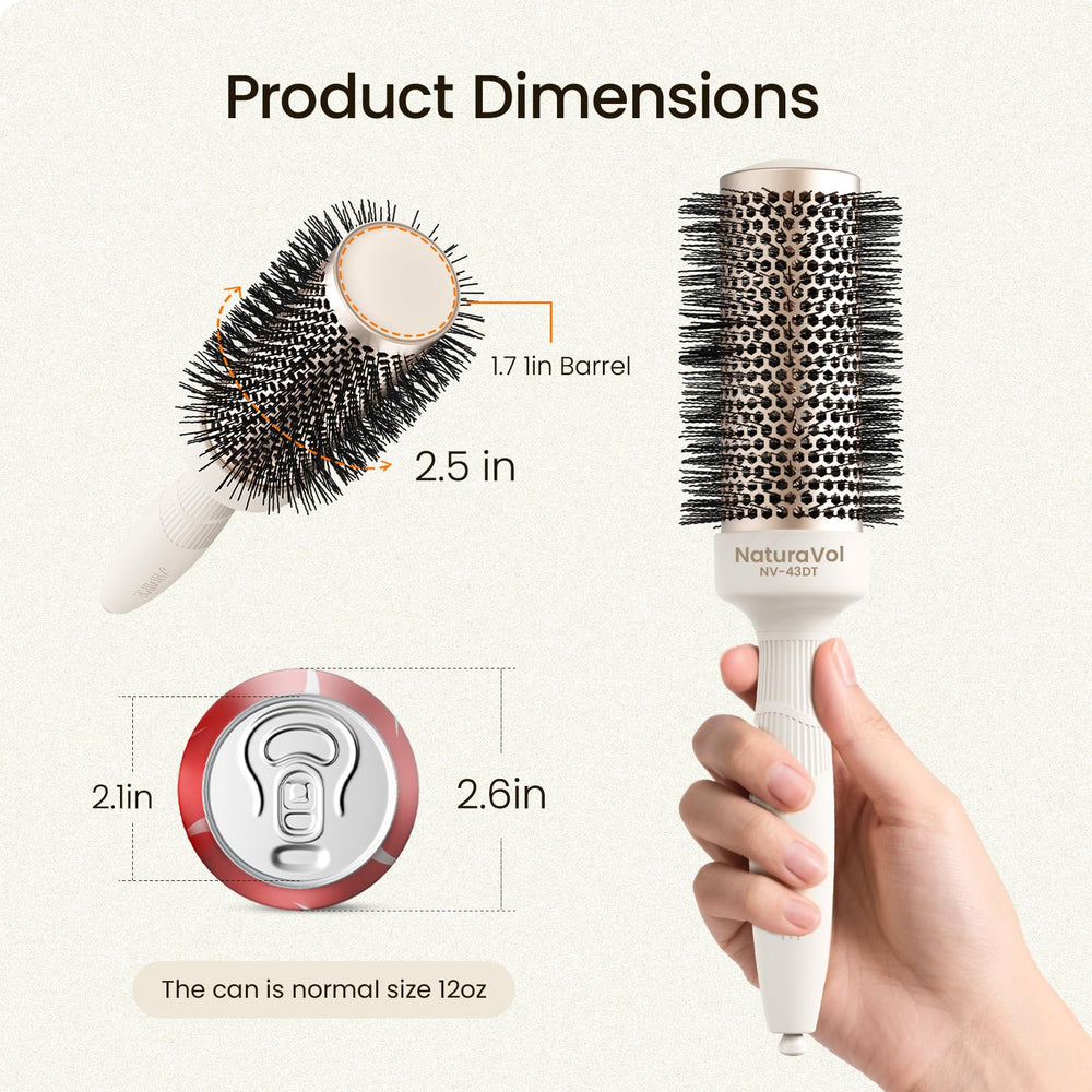 AIMIKE bristles detail showing mixed nylon bristles for secure hold and reduced pulling