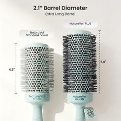 AIMIKE dual-shape bristles detail for smooth styling grip