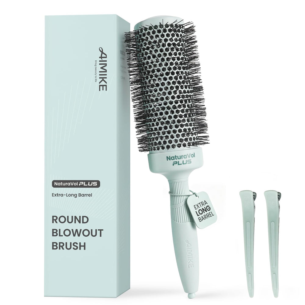 AIMIKE front view showing brush packaging and benefits
