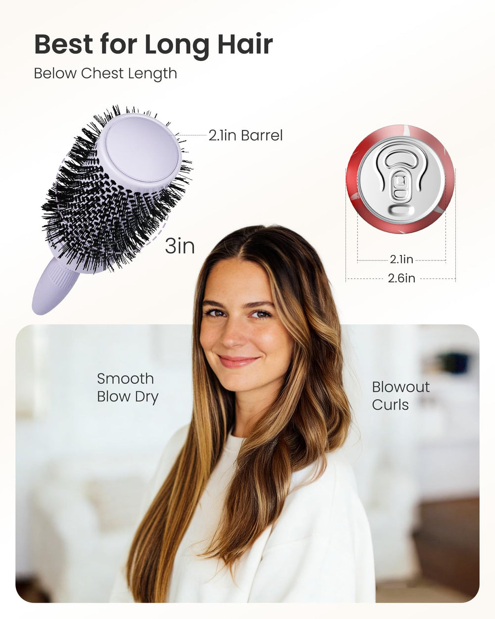 AIMIKE included hair clips and brush to speed sectioning