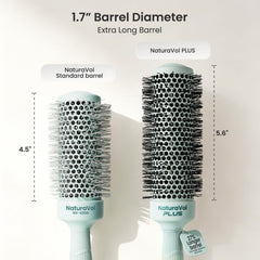 AIMIKE dual-shape bristles detail showing straight and wavy bristles for grip and glide