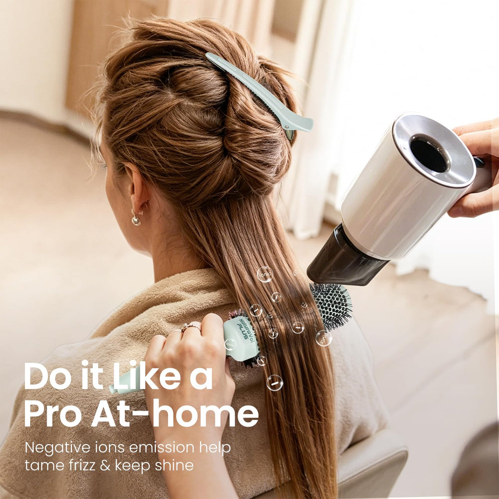 AIMIKE ergonomic rubberized handle close-up offering non-slip control and comfort