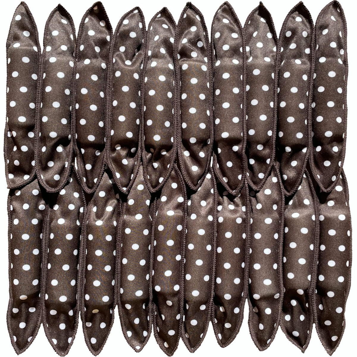 Aimin Hair front packaging showing 20 black overnight foam curlers, ready to use