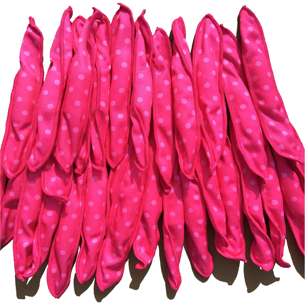 Aimin Hair front packaging showing 30 pink foam curlers and clear benefits