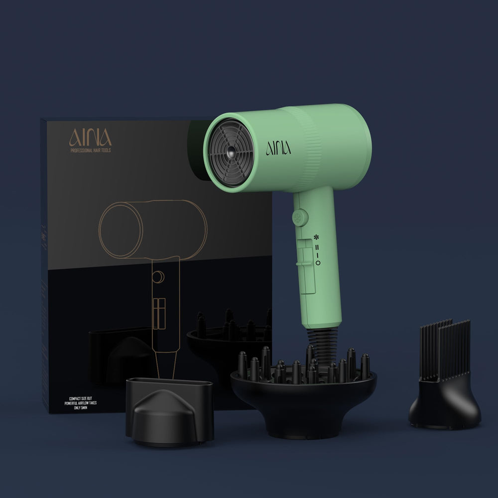 AINA concentrator nozzle focusing airflow for smooth blowouts and precision