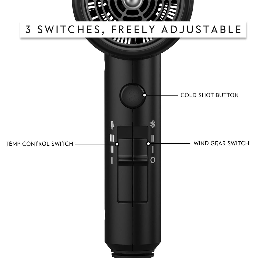 AINA finger diffuser close-up highlighting gentle lift and curl definition