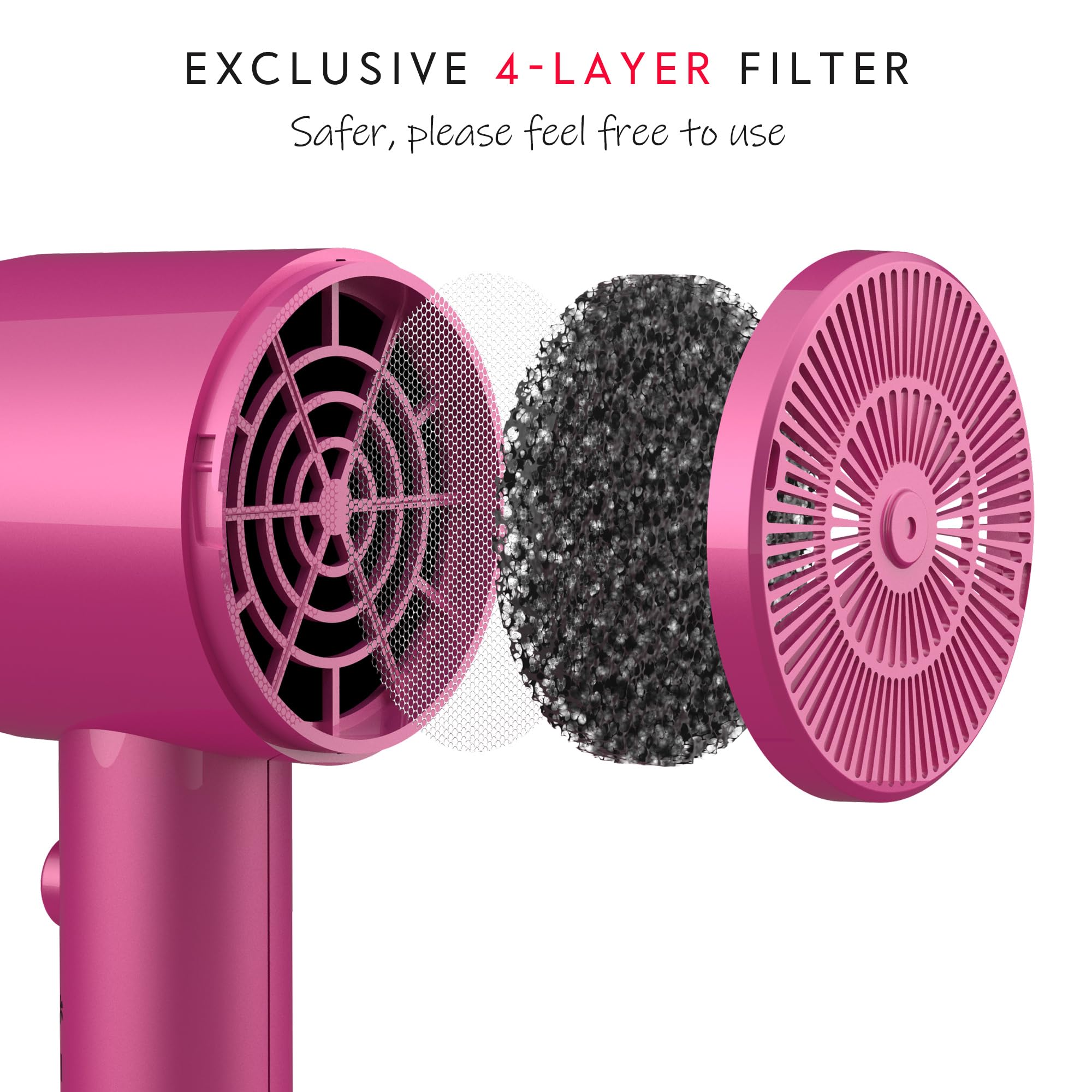 AINA diffuser attachment close-up showing prongs and vents for enhanced volume benefit